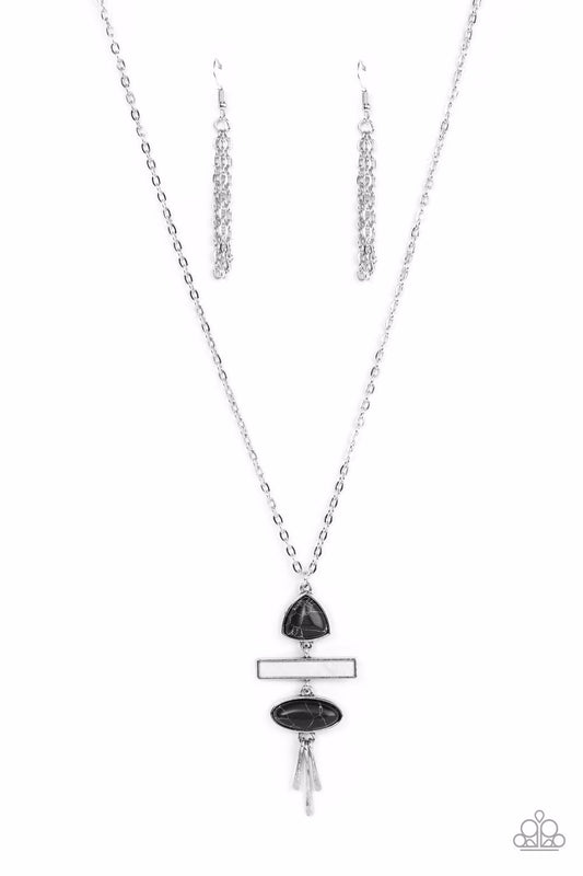 Paparazzi Necklace ~ Artisan Eden - Black