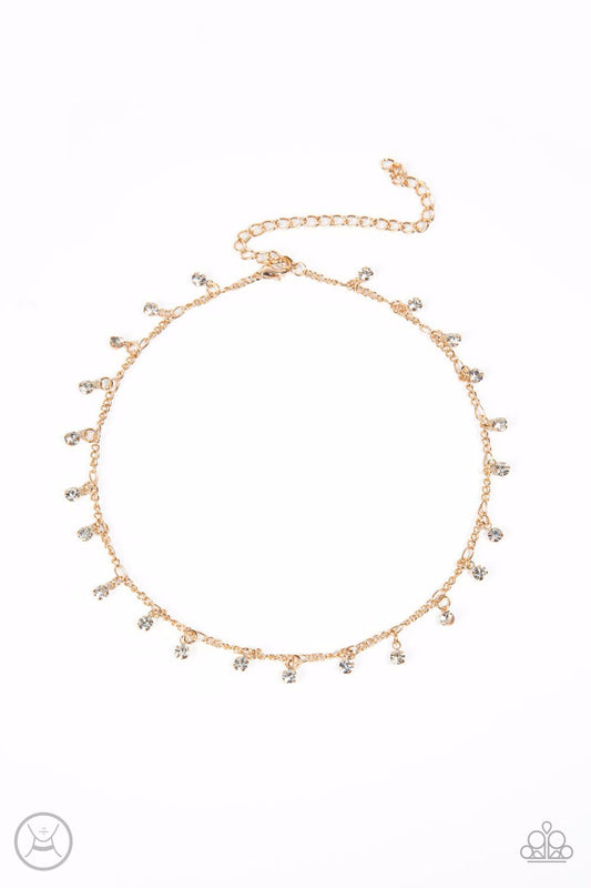 Paparazzi Necklace ~ Bringing SPARKLE Back - Gold