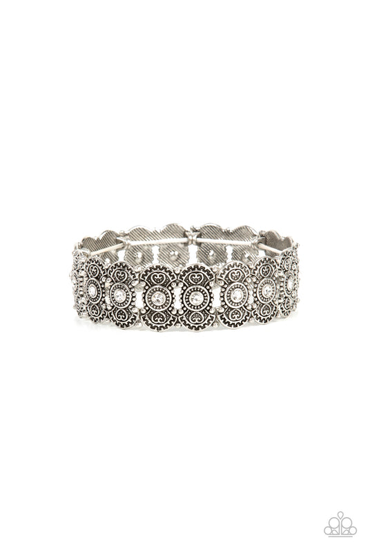 Paparazzi Bracelet ~ Rapturous Romance - White