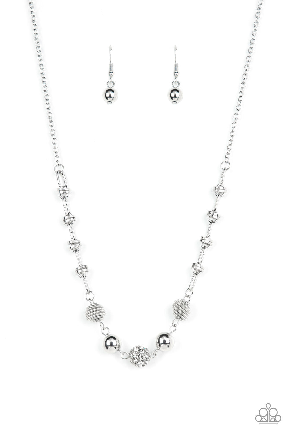 Paparazzi Necklace ~ Taunting Twinkle - White