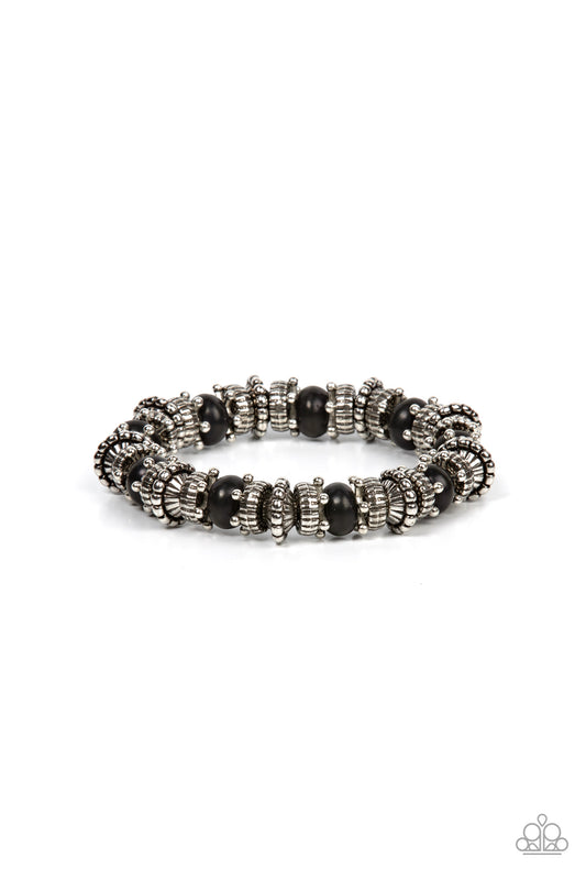 Paparazzi Bracelet ~ Canyon Crusher - Black