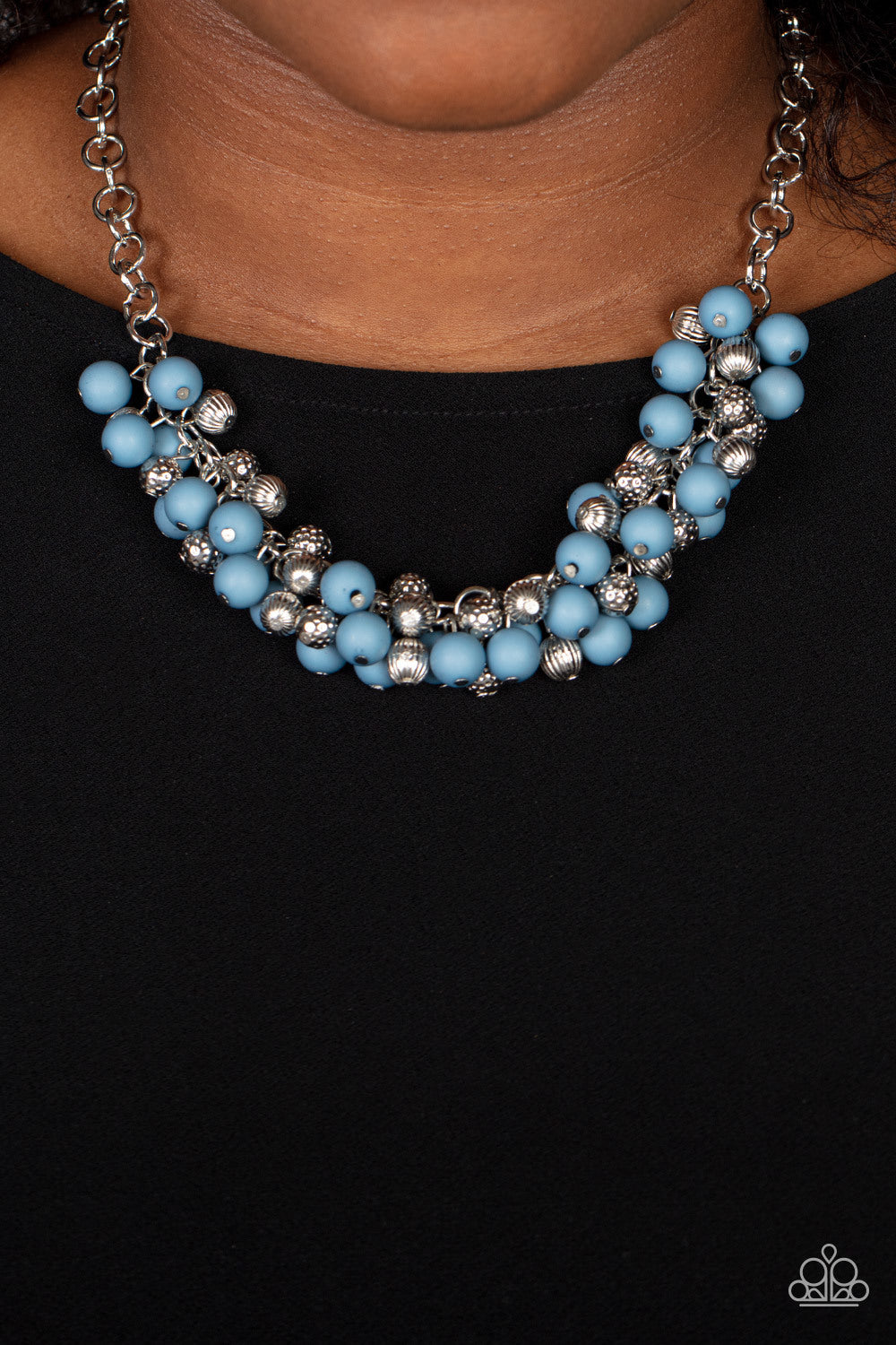 Paparazzi Necklace ~ Party Procession - Blue