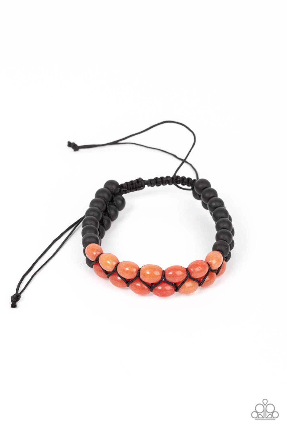 Paparazzi Bracelet ~ Just Play Cool - Orange Urban