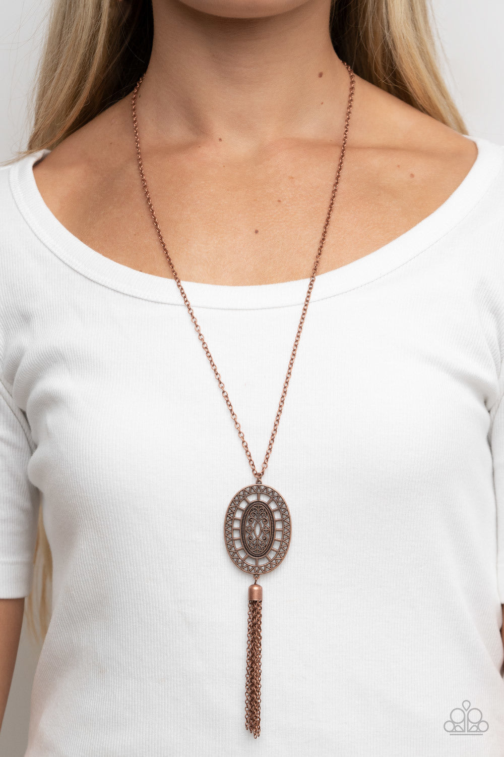 Paparazzi Necklace ~ Whimsically Wistful - Copper