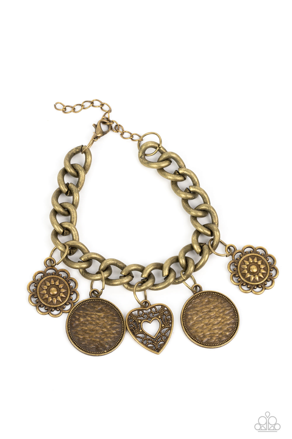 Paparazzi Bracelet ~Complete CHARM-ony - Brass