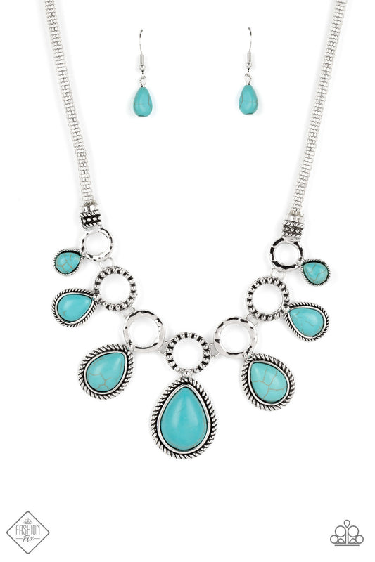Paparazzi Necklace ~Riverside Relic - Blue