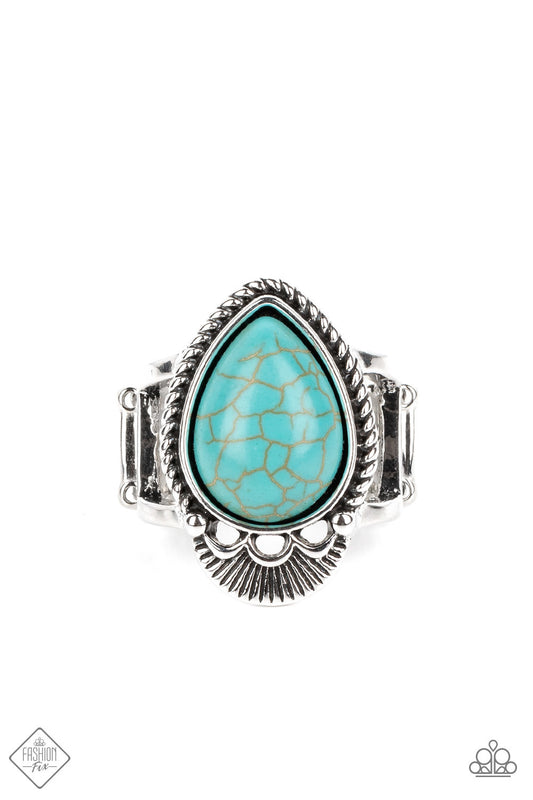 Paparazzi Ring ~ Rural Rapids - Blue