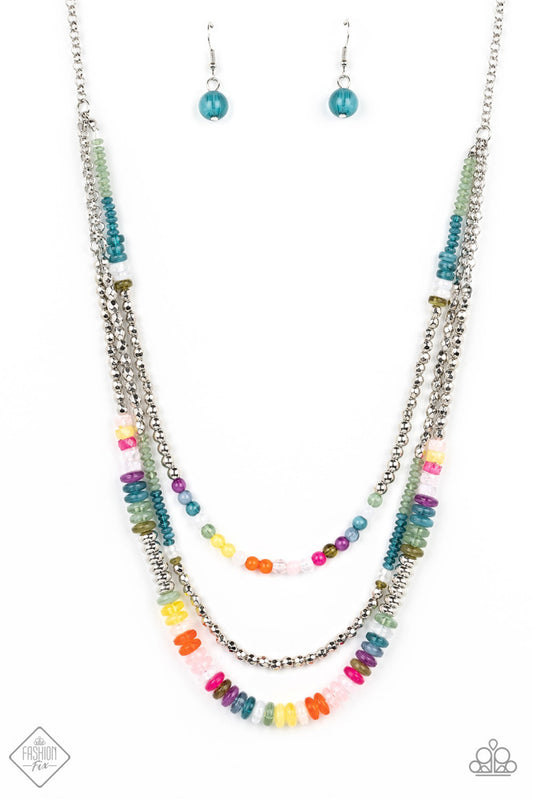 Paparazzi  Necklace ~ Newly Neverland - Multi