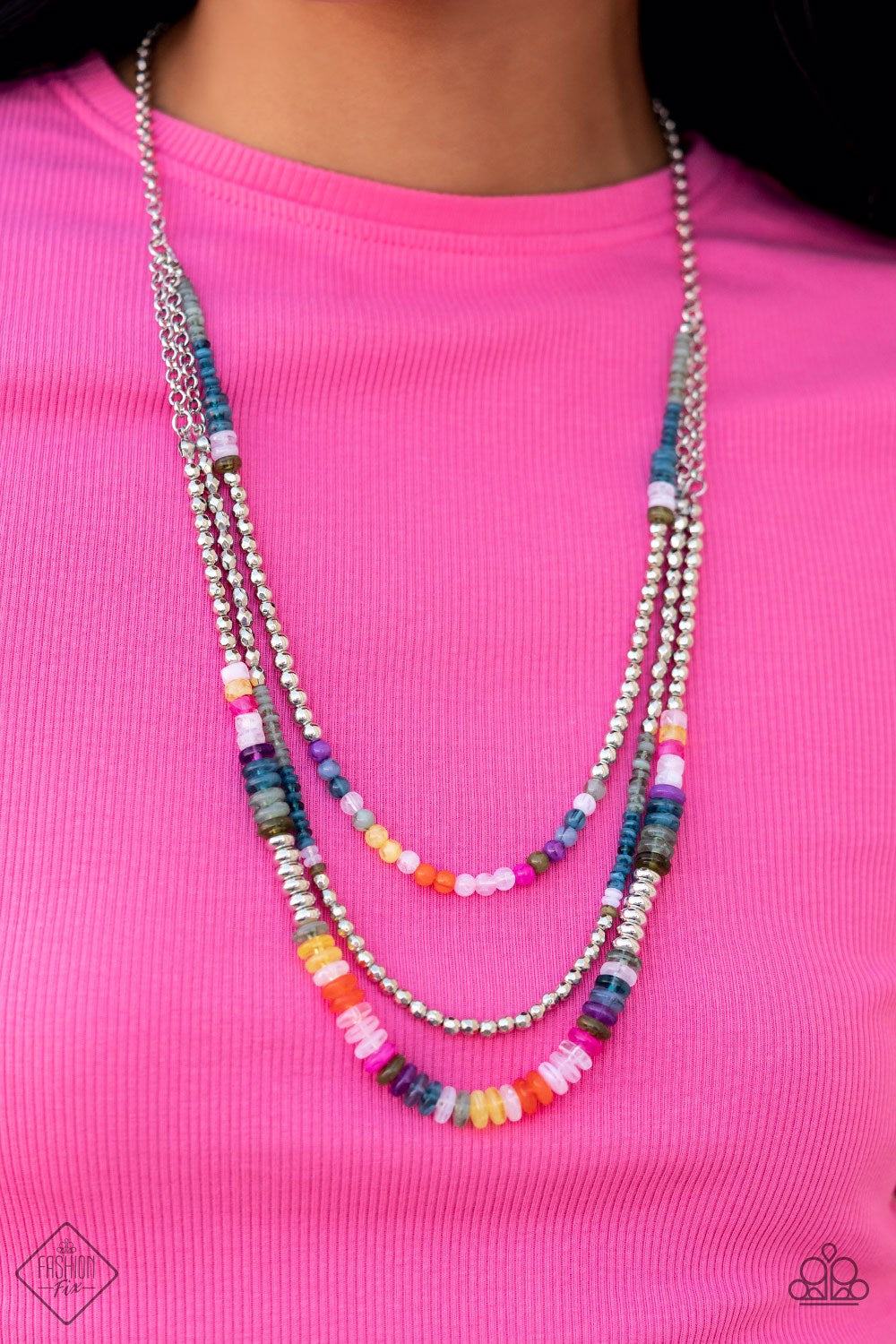 Paparazzi  Necklace ~ Newly Neverland - Multi